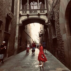 Zara Vibrant Coral Dress
